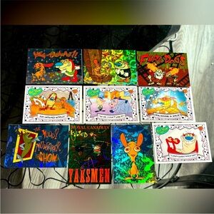 1994 Ren & Stimpy Show Nickelodeon Topps Kids Cartoon Vintage Trading Cards
